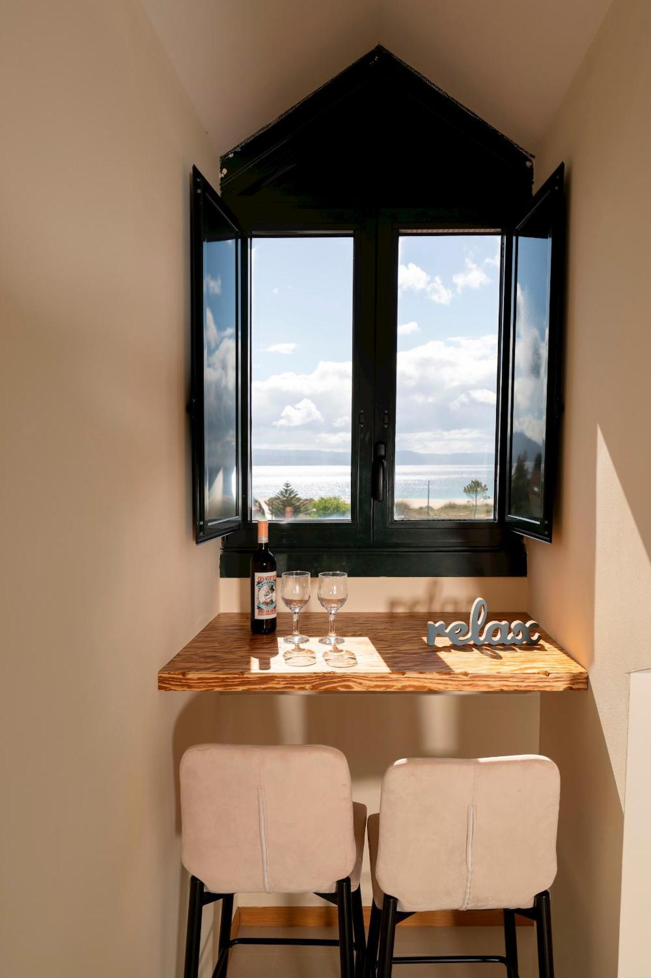 Apartamento Lura De Fisterra Playa De Langosteira En Finisterre Con Vistas Al Mar San Martin de Arriba Luaran gambar